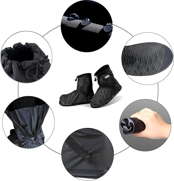 ZUNO™ Couvre-Chaussures Anti-Pluie Élégants & Pratiques